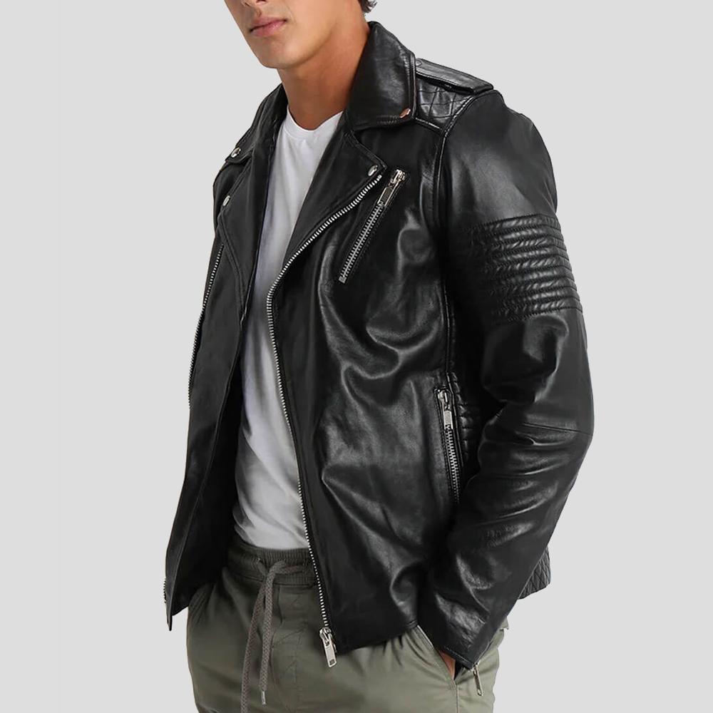 The "Wesley" Black Quilted | Heavy-Duty Moto Heritage | Full Grain Apparel