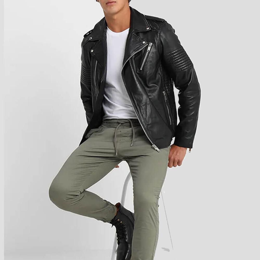 The "Wesley" Black Quilted | Heavy-Duty Moto Heritage | Full Grain Apparel