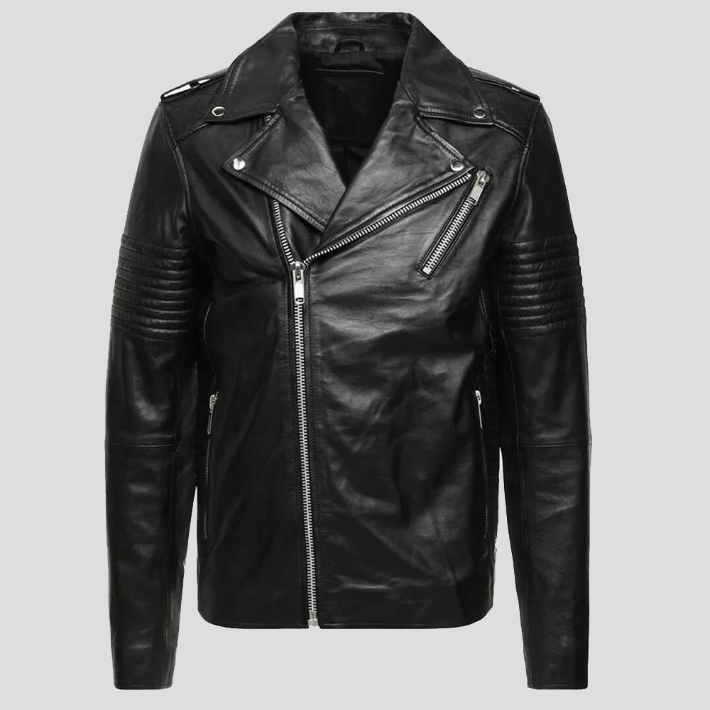 The "Wesley" Black Quilted | Heavy-Duty Moto Heritage | Full Grain Apparel